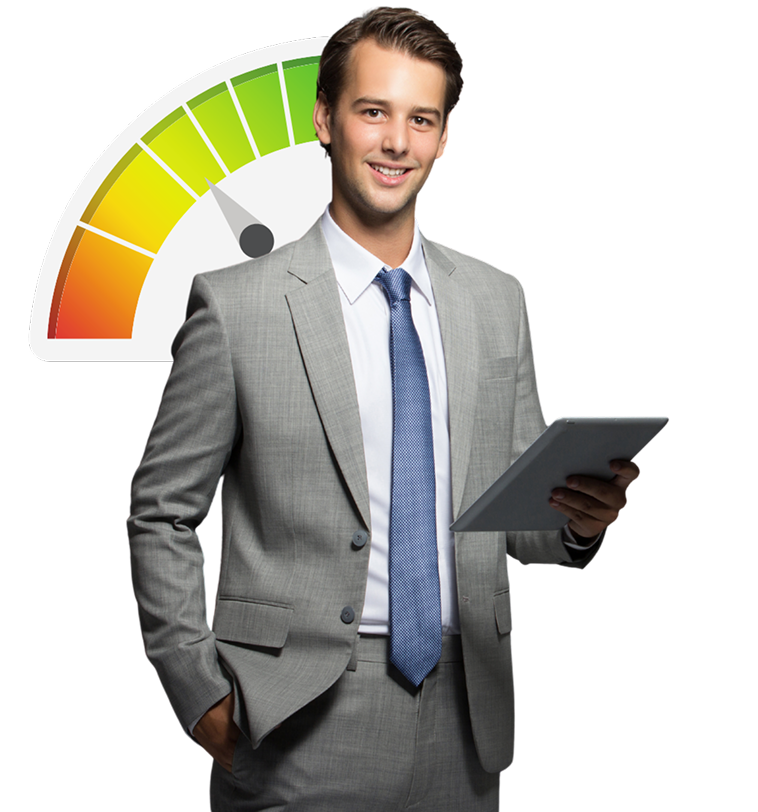 Man with Tablet